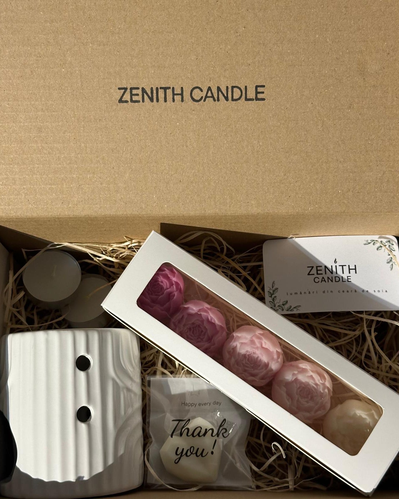 Set cadou bujori - wax melts